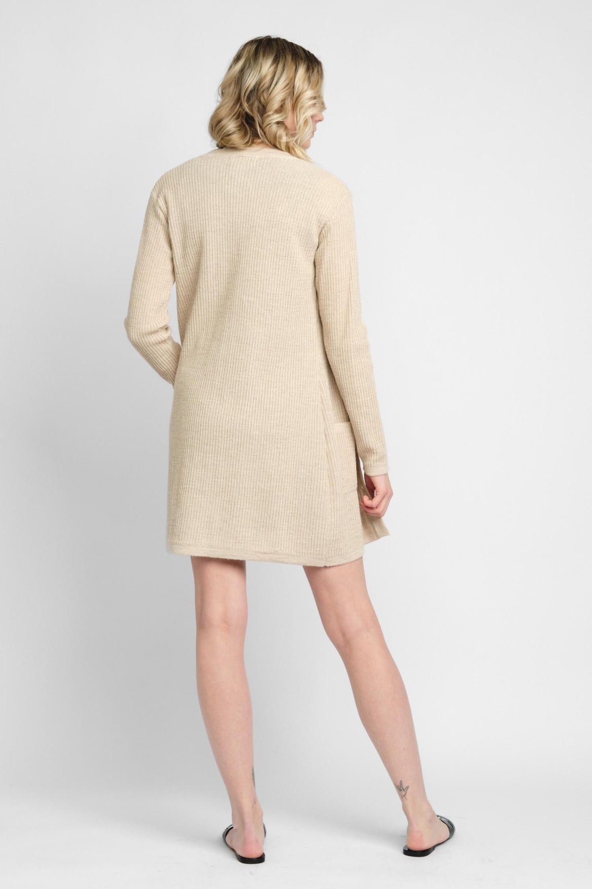 Rain-neuletakki, Beige, S, 2 LK, #7474