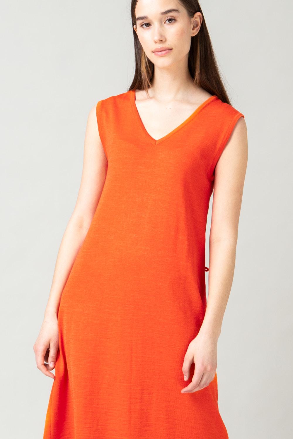 Bellflower-hihaton mekko, Oranssi, XS, 2 LK, #5384