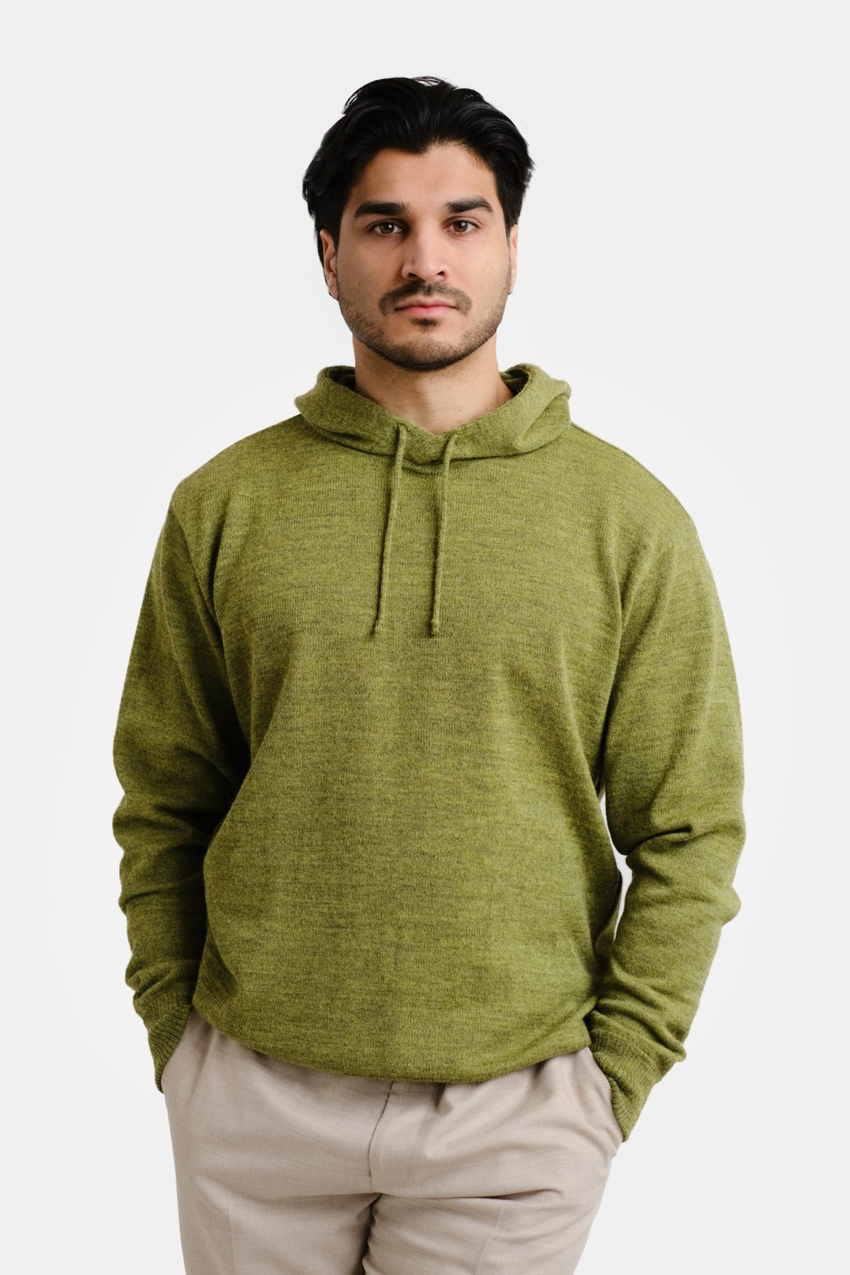 Hoodie-alpakkahuppari, pistaasi