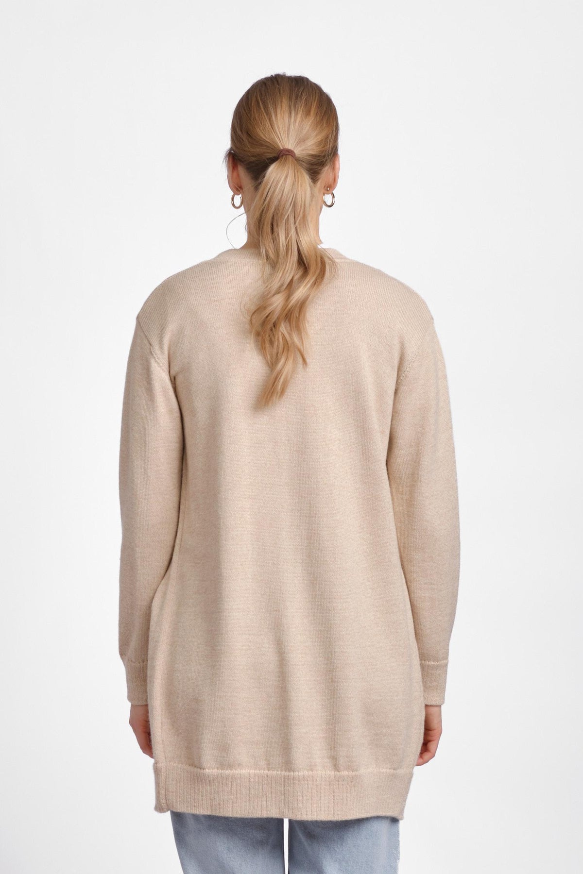Cuddle-neuletakki, beige (M) #YM0047