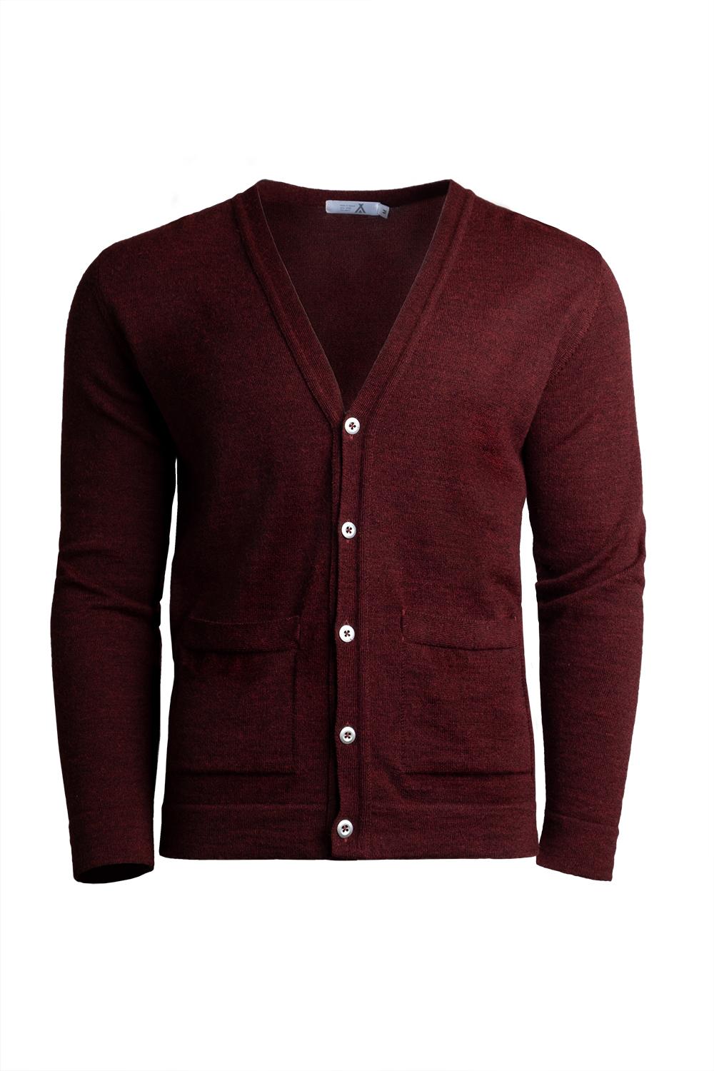 Stone-neuletakki, Burgundi, M, 1 LK, #7223