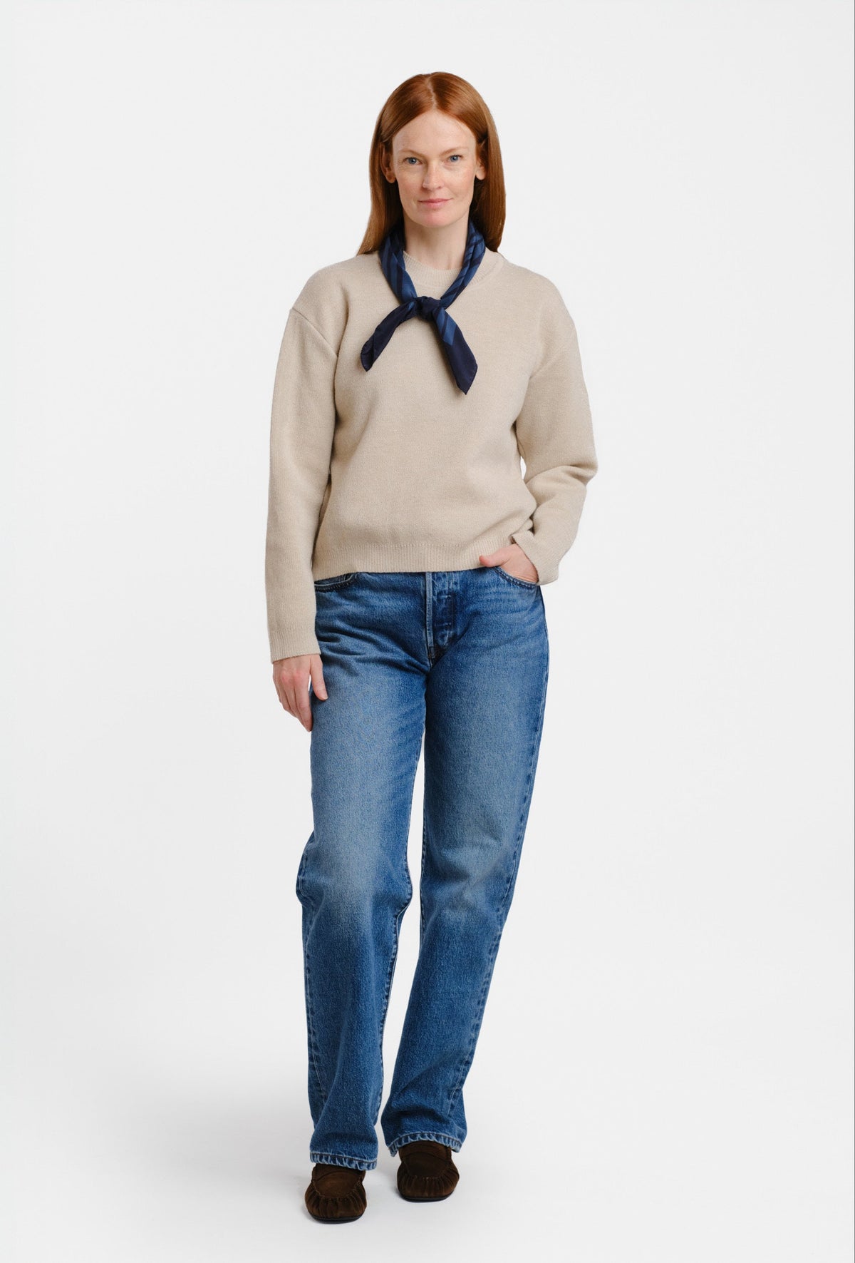 Sees-neulepaita, Beige, XXL, 1 LK, #7434