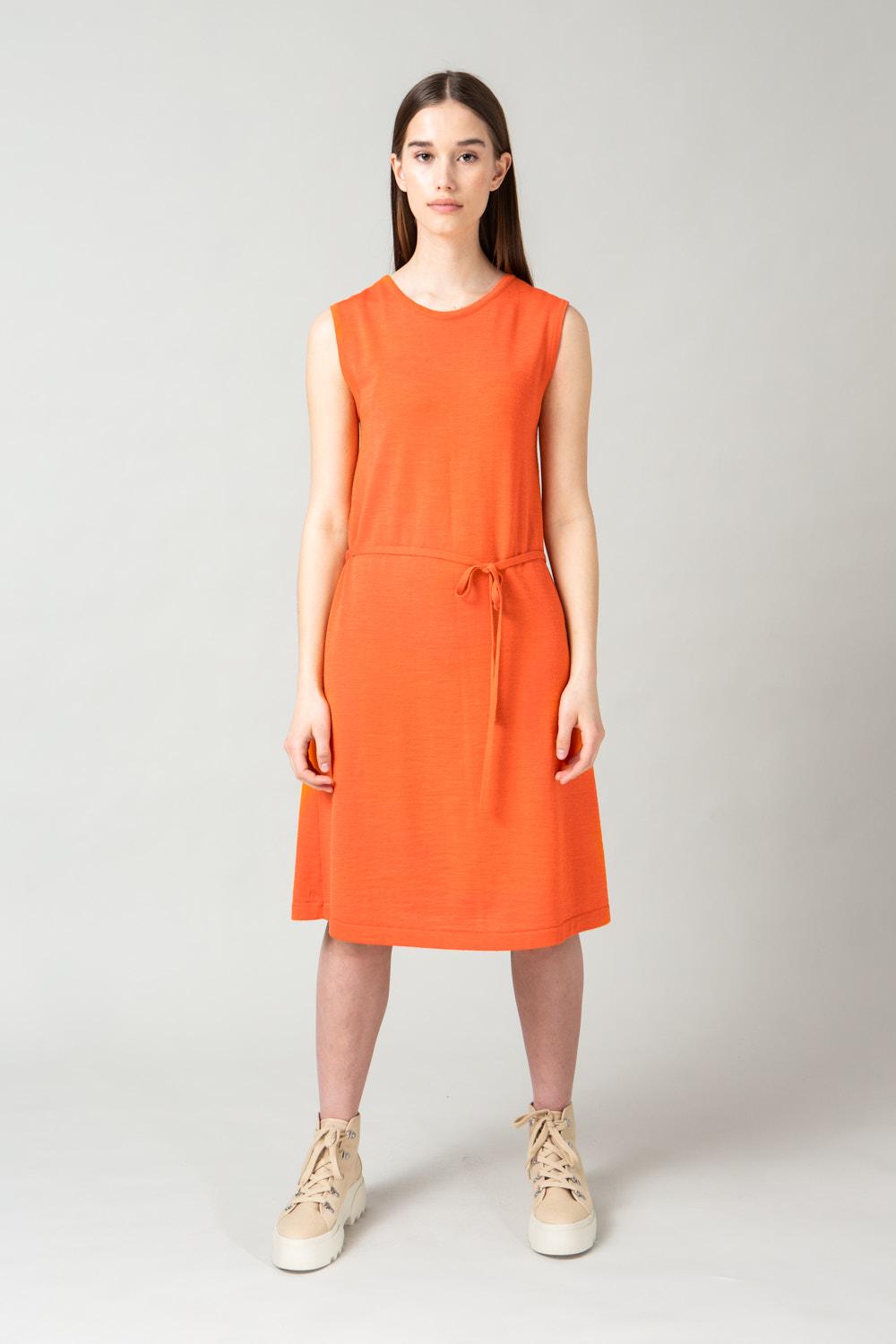 Bellflower-hihaton mekko, Oranssi, XS, 2 LK, #5384