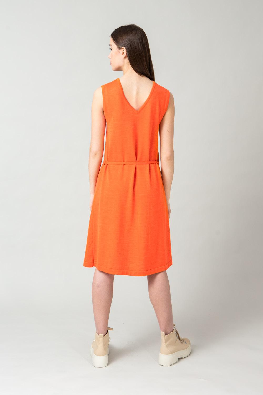 Bellflower-hihaton mekko, Oranssi, XS, 2 LK, #5384