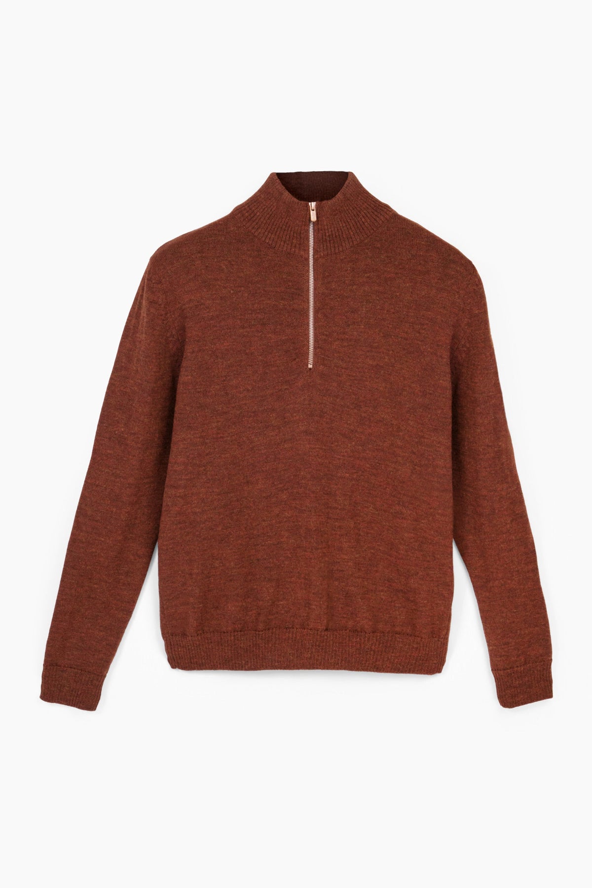 Half Zip-neulepusero, Mahonki, XXL, 1 LK, #7293