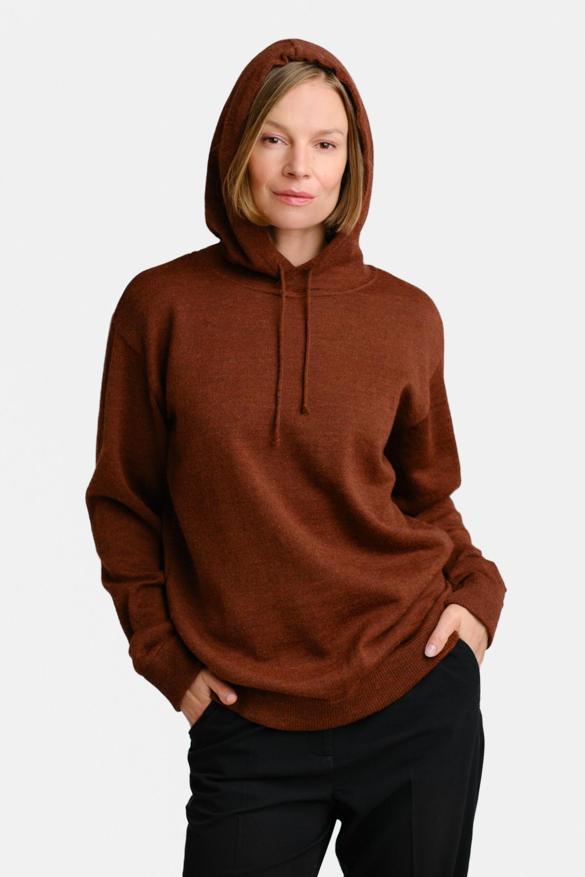 Hoodie-neulehuppari, mahonki