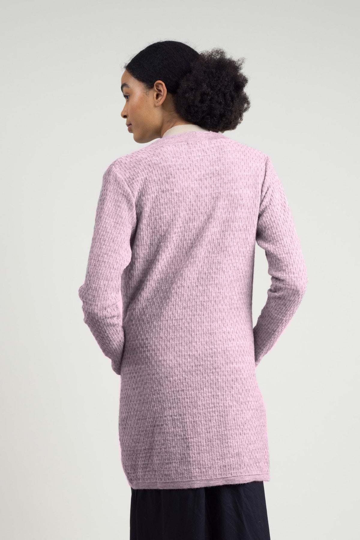 Drizzle-neuletakki, Roosa, XS, 1 LK, #6723