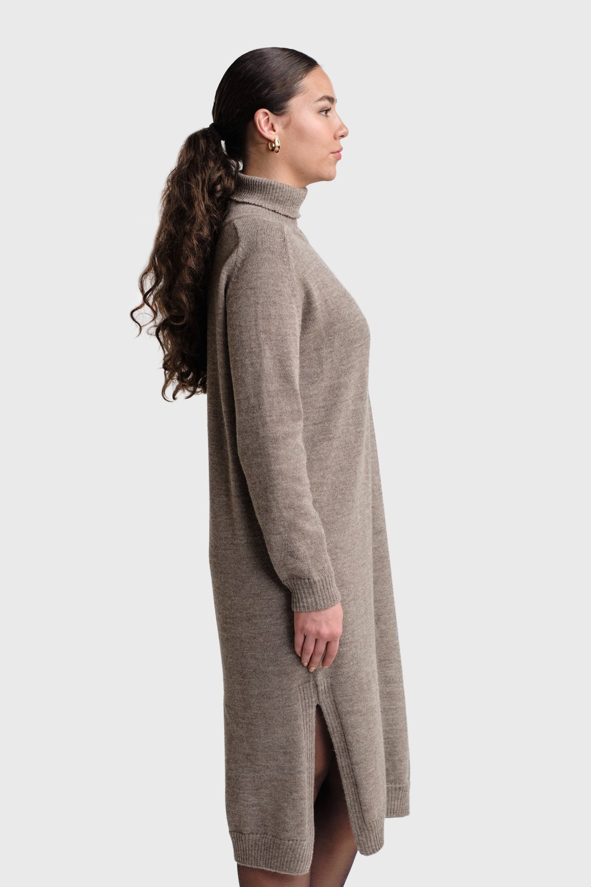 Cozy-maksimekko, Tumma greige, XS/S, 1 LK, #7124