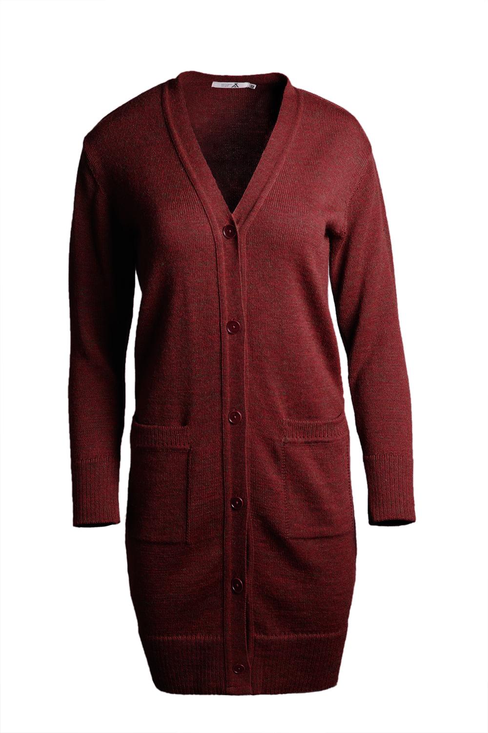 Cuddle-neuletakki, Burgundi, XS, 1 LK, #6962