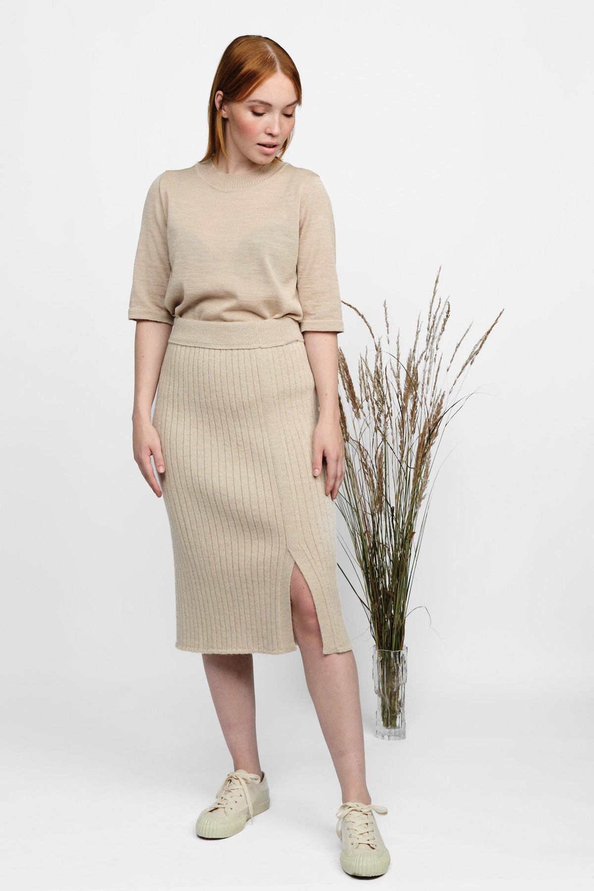 Reed-neulehame, Beige, XL, 1 LK, #7599